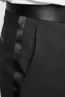 Vlnené nohavice H-Genius | Slim Fit BOSS BLACK 	čierna	