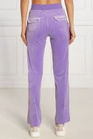 Teplákové nohavice Del Ray | Regular Fit Juicy Couture 	fialová	
