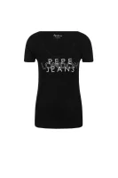 tričko brent | regular fit Pepe Jeans London 	čierna	