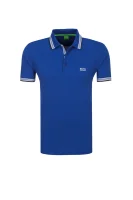 polo tričko paddy | regular fit | pique BOSS GREEN 	modrá	