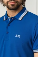 polo tričko paddy | regular fit | pique BOSS GREEN 	modrá	