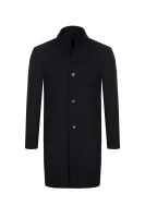wełniany kabát casper-2 Calvin Klein 	tmavomodrá	