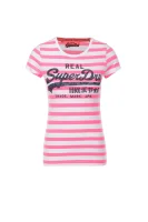 tričko vintage Superdry 	ružová	