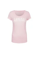 tričko Armani Exchange 	púdrovo ružová	