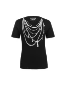 tričko Boutique Moschino 	čierna	