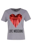 tričko | regular fit Love Moschino 	sivá	