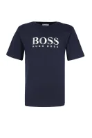 tričko | regular fit BOSS Kidswear 	tmavomodrá	