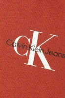 Tričko | Regular Fit CALVIN KLEIN JEANS 	hnedá	