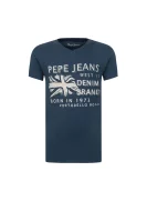 tričko fabio Pepe Jeans London 	tmavomodrá	