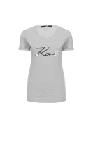 tričko ikonik Karl Lagerfeld 	šedá	