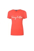 tričko aila | regular fit Tommy Hilfiger 	červená	