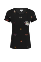 tričko allover | regular fit Kenzo 	čierna	