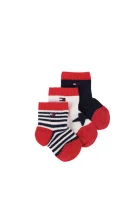 ponožky 3-pack Tommy Hilfiger 	červená	