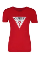 tričko | regular fit GUESS 	červená	