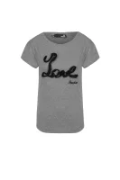 tričko Love Moschino 	sivá	