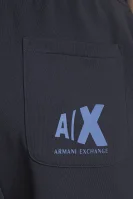 Teplákové nohavice | Regular Fit Armani Exchange 	tmavomodrá	