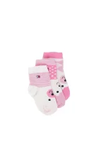ponožky baby giftbox 3-pack Tommy Hilfiger 	ružová	