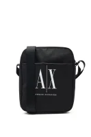 Taška na rameno Armani Exchange 	čierna	