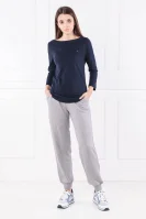 teplákové nohavice | regular fit Twinset U&B 	šedá	