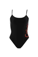 plavky Calvin Klein Swimwear 	čierna	