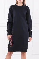 šaty logo Calvin Klein 	čierna	
