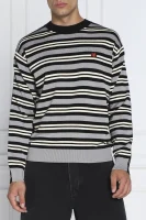 vlnený sveter | regular fit Kenzo 	sivá	