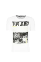 Tričko CRISPIN | Regular Fit Pepe Jeans London 	biela	