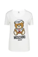tričko | regular fit Moschino Swim 	biela	