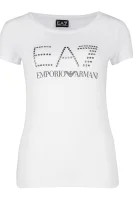 tričko | regular fit EA7 	biela	