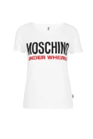 tričko | regular fit Moschino Underwear 	biela	