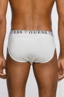slipy 3-balenie hero | cotton stretch Guess Underwear 	biela	