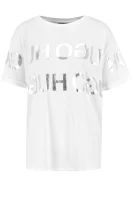 tričko denalisa_2 | loose fit HUGO 	biela	