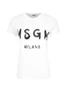 tričko | regular fit MSGM 	biela	