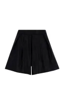 wełniane šortky | regular fit Emporio Armani 	čierna	
