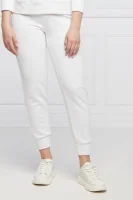 Teplákové nohavice | Regular Fit Elisabetta Franchi 	biela	