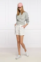 ľanové šortky nabire | regular fit Napapijri 	biela	
