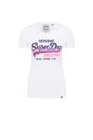 tričko vintage logo | slim fit Superdry 	biela	