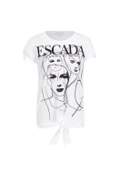 tričko printed Escada 	biela	