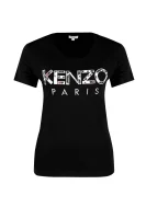 tričko leopard print | classic fit Kenzo 	čierna	