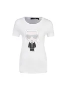 tričko ikonik Karl Lagerfeld 	biela	