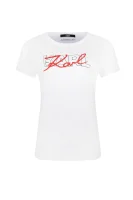 tričko | regular fit Karl Lagerfeld 	biela	