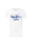 tričko golders jk | regular fit Pepe Jeans London 	biela	