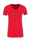 tričko | slim fit GUESS 	červená	